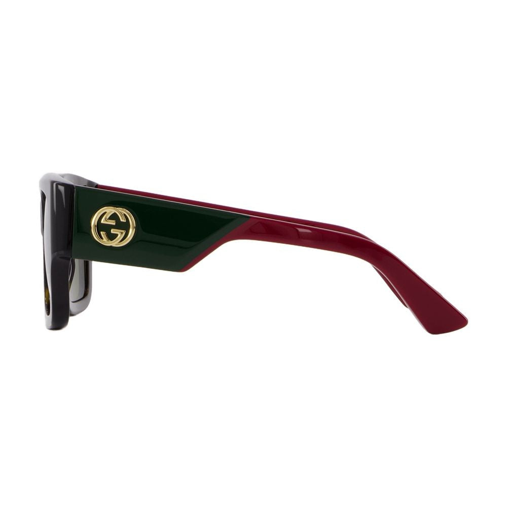 Gucci Oversized Square Frame Sunglasses With Color-Block Design