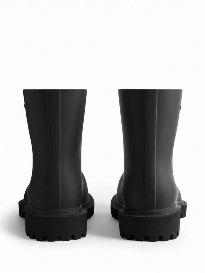 Balenciaga Matte Finish Chunky Sole Ankle Boots