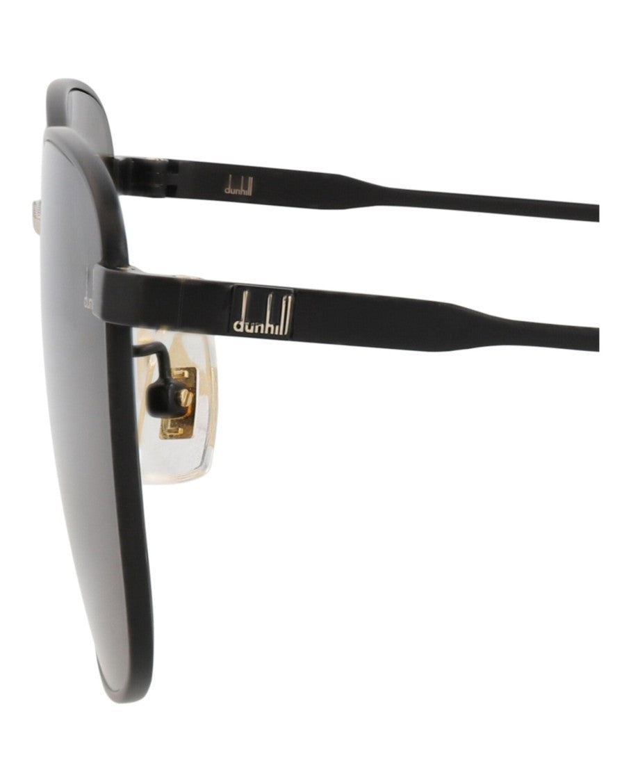 Dunhill Square-Frame Metal Sunglasses