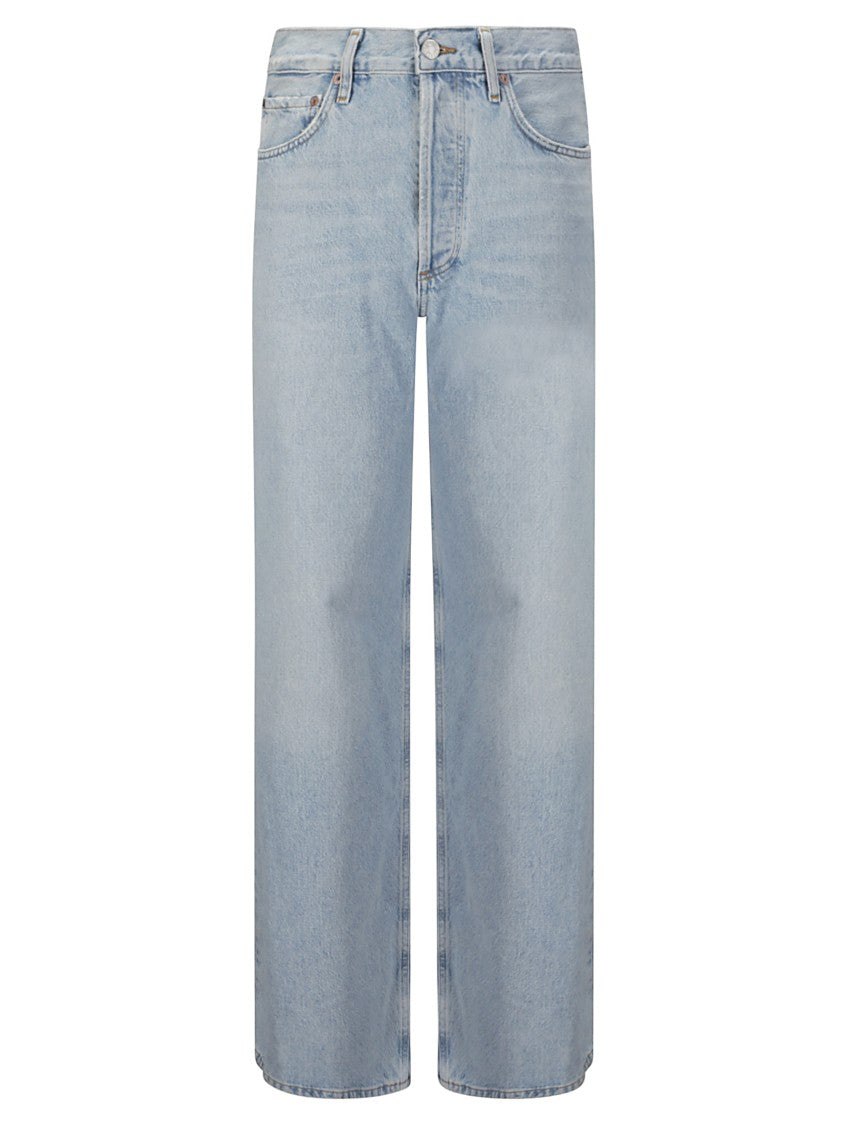 Agolde Jeans Dame Jean No Cuff In Conflict