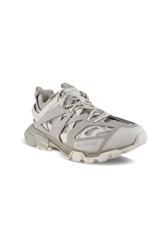 Balenciaga Beige Mesh Nylon Track Sneakers