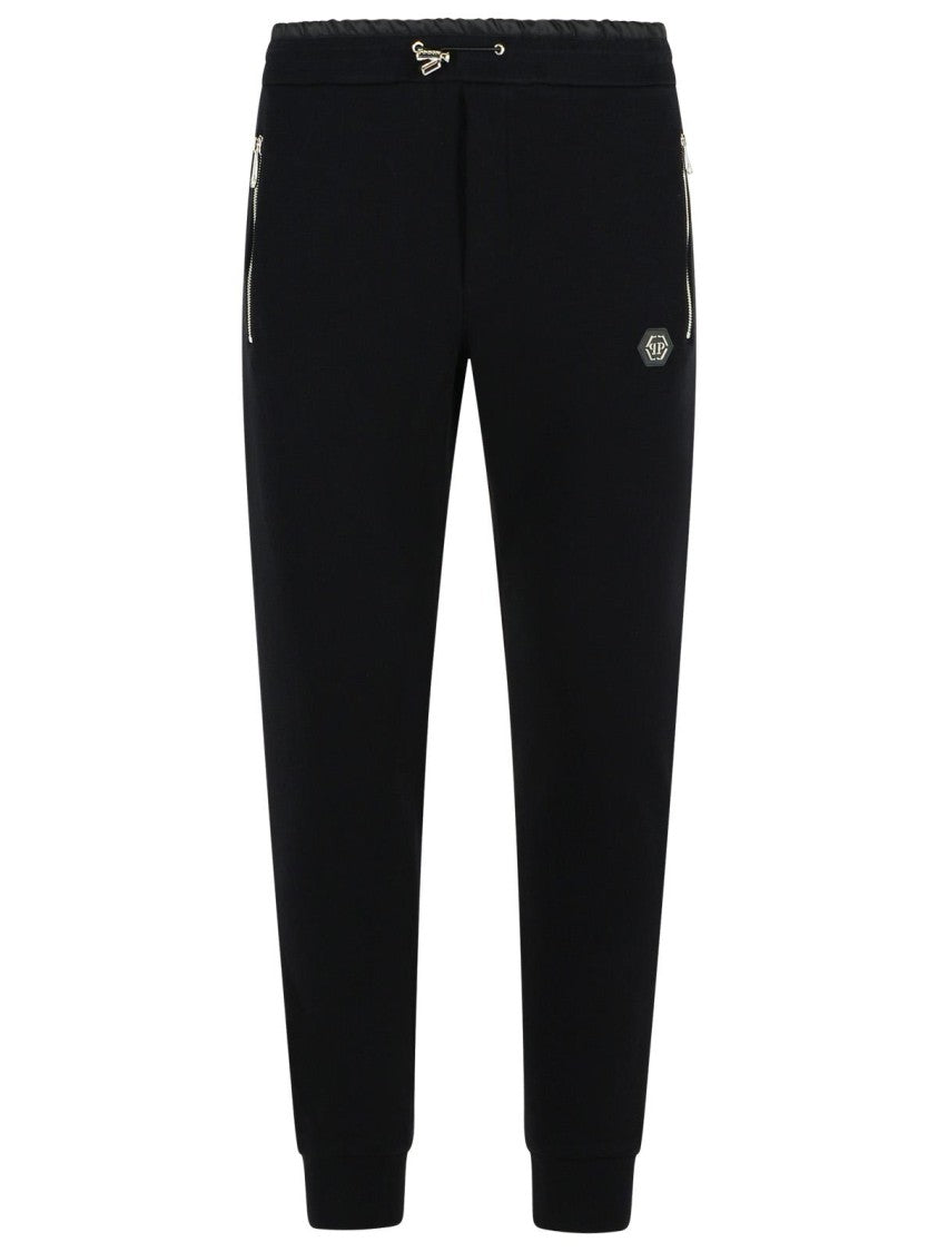 Philipp Plein Jogger' Black Cotton Pants