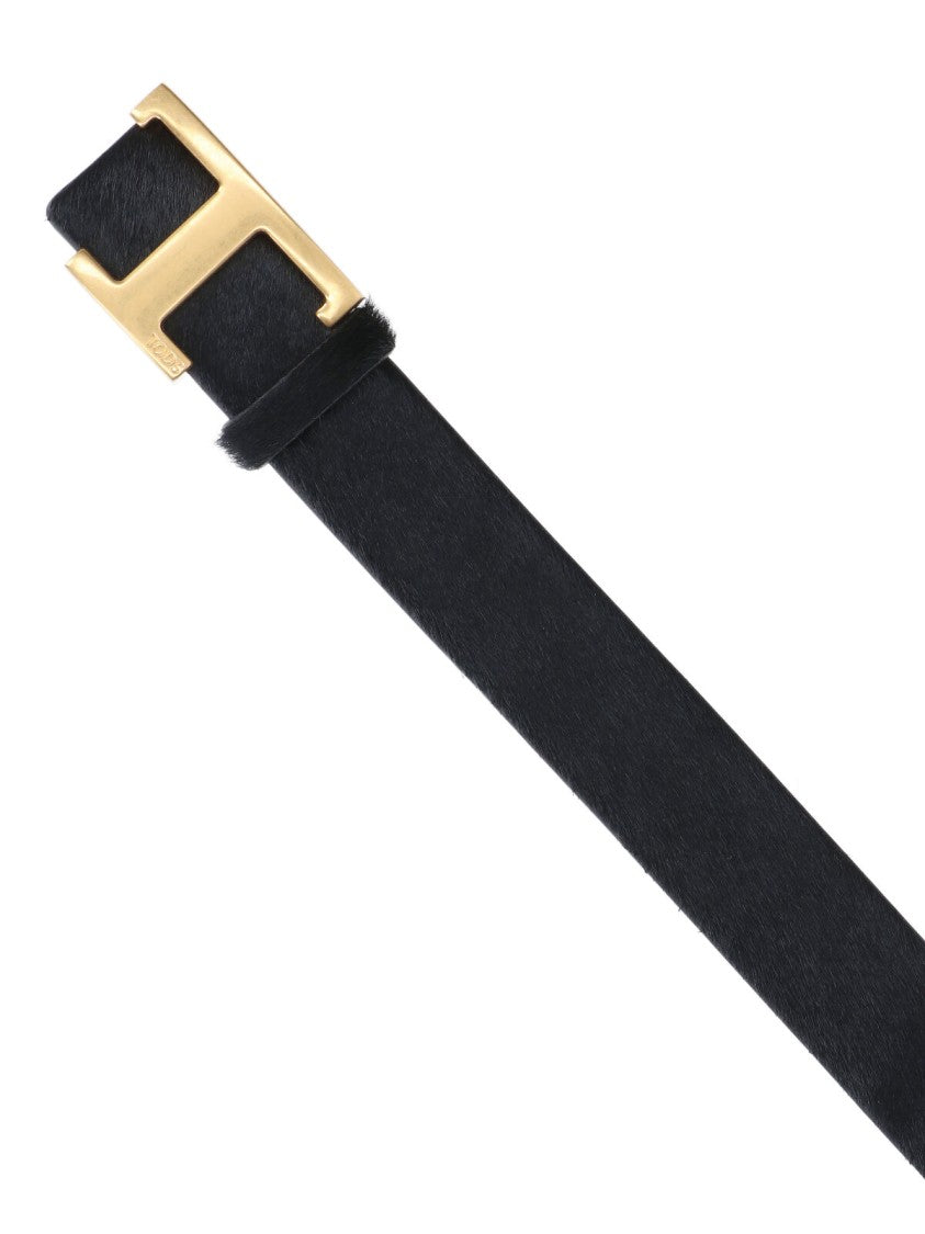 Tod's T-Timeless Reversible Belt – Black