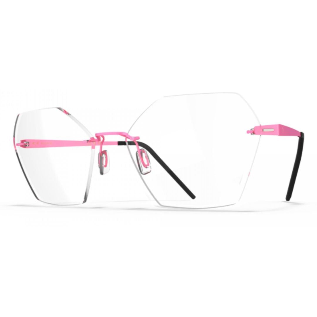 Blackfin Bf1073 Aero Loop B3-P1 Rimless Geometric Titanium Eyeglasses With Minimalist Design