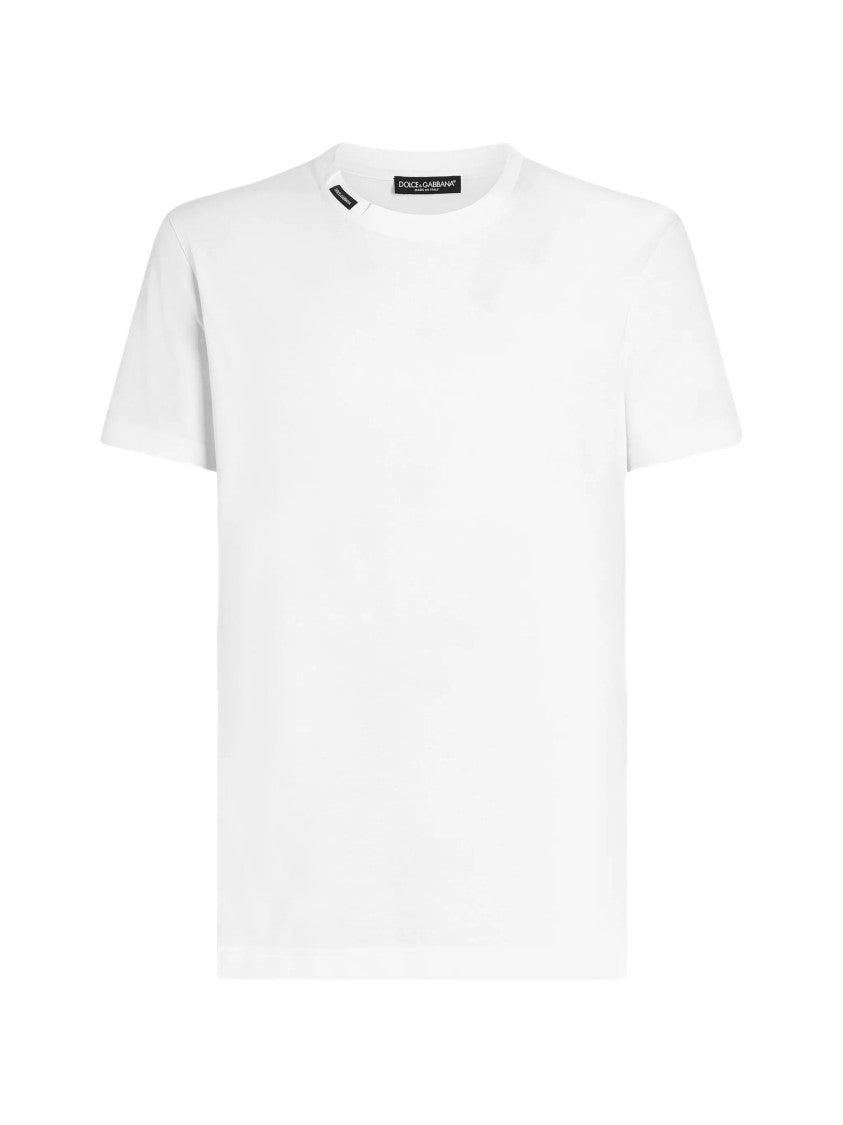 Dolce & Gabbana Regular Cotton Minimalist Label T-Shirt