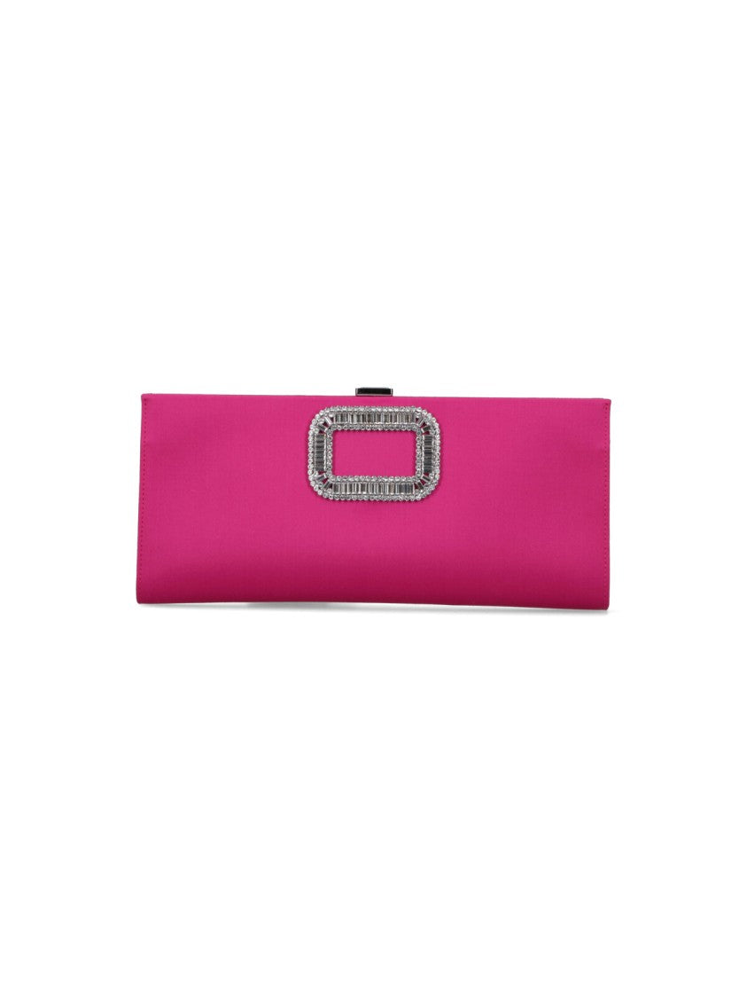 Roger Vivier 'Pilgrim' Pouch – Pink