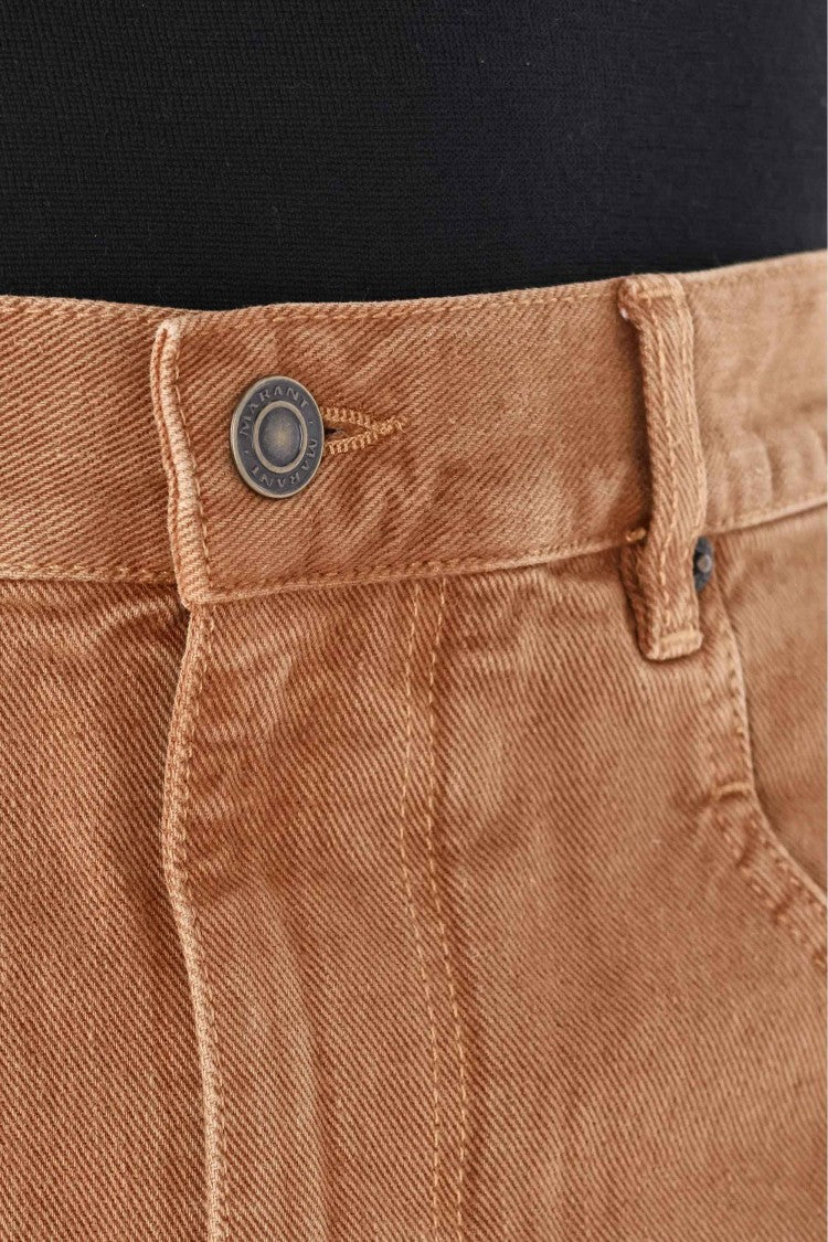 Isabel Marant Jameson Overfit Twill 5-Pocket Trousers