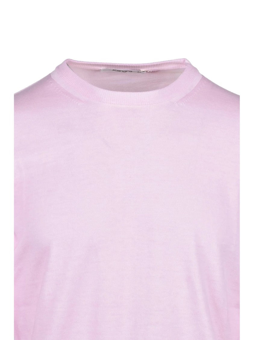 Kangra Pink Cotton Men Sweater