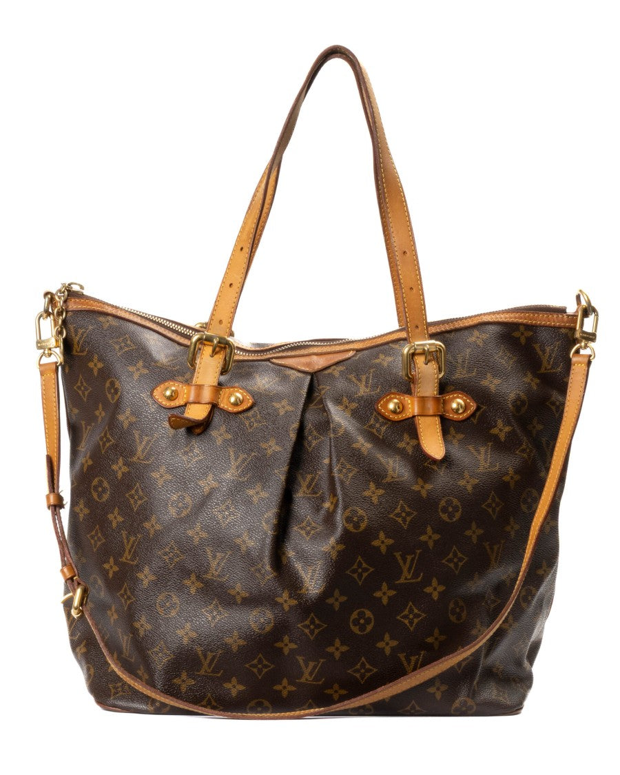 Louis Vuitton Palermo Gm Monogram Canvas Leather Tote Bag