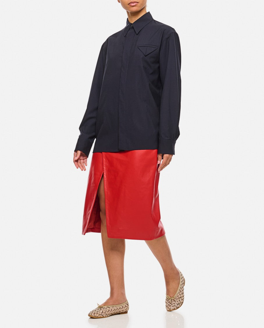 Bottega Veneta Blue Classic Shirt