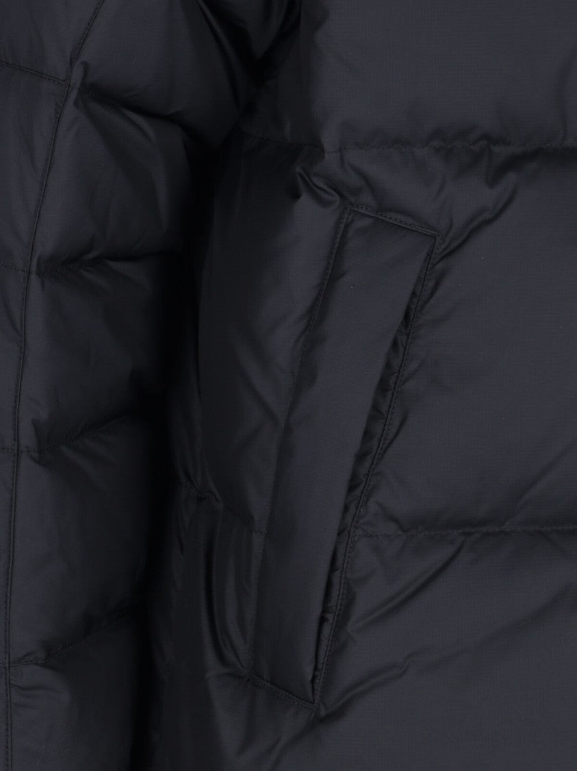 The North Face Black Himalayan Baltoro Hooded Quilted Down Jacket