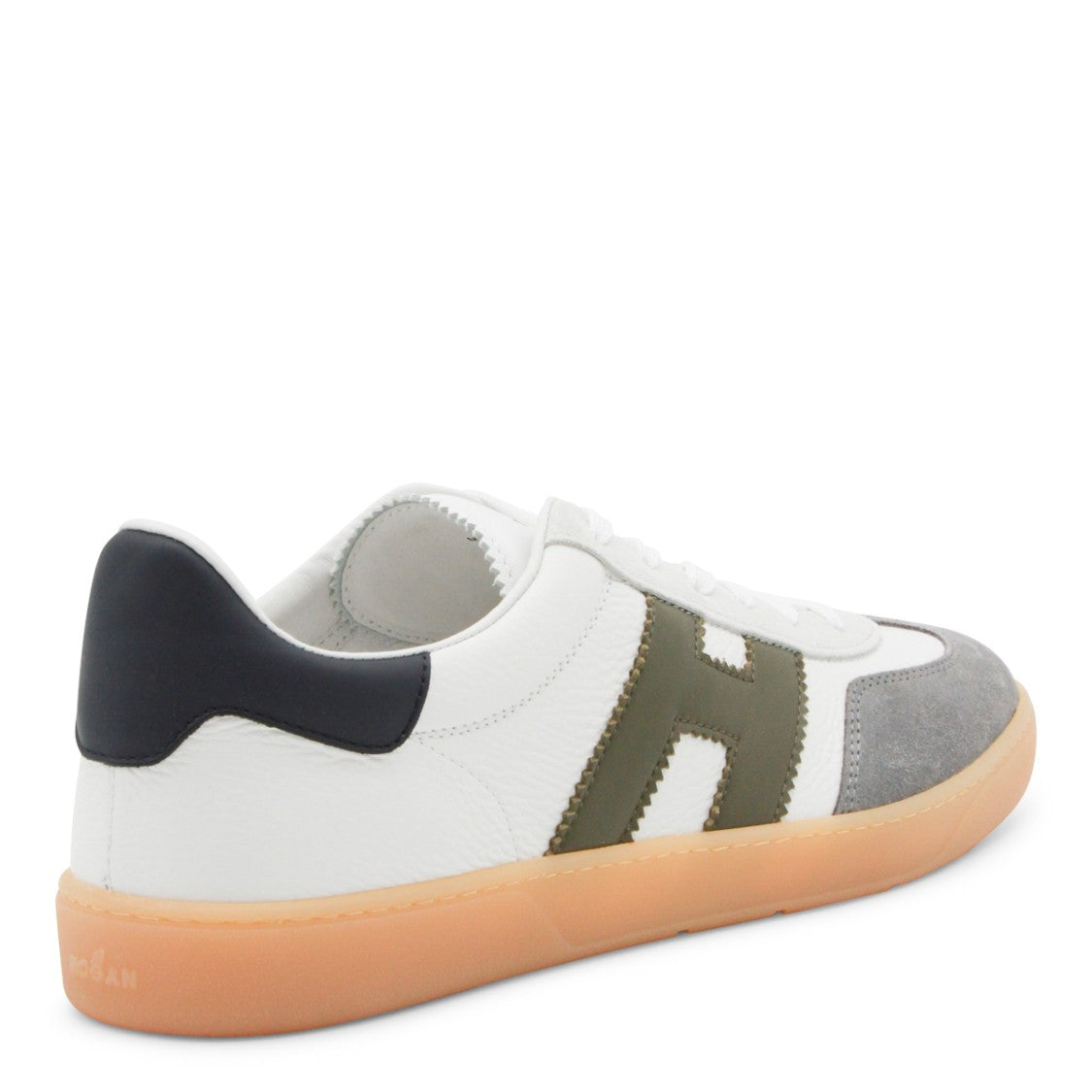 Hogan White Leather Sneakers