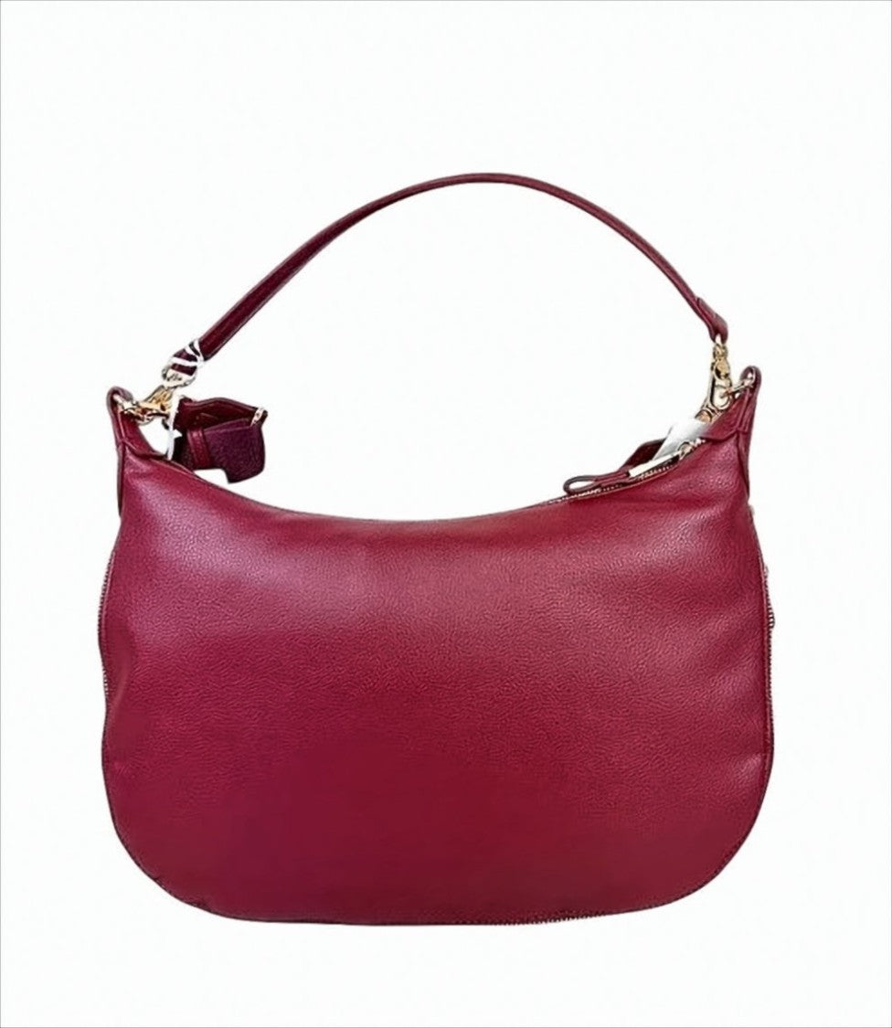 Liu Jo Rounded Deep Red Shoulder Bag