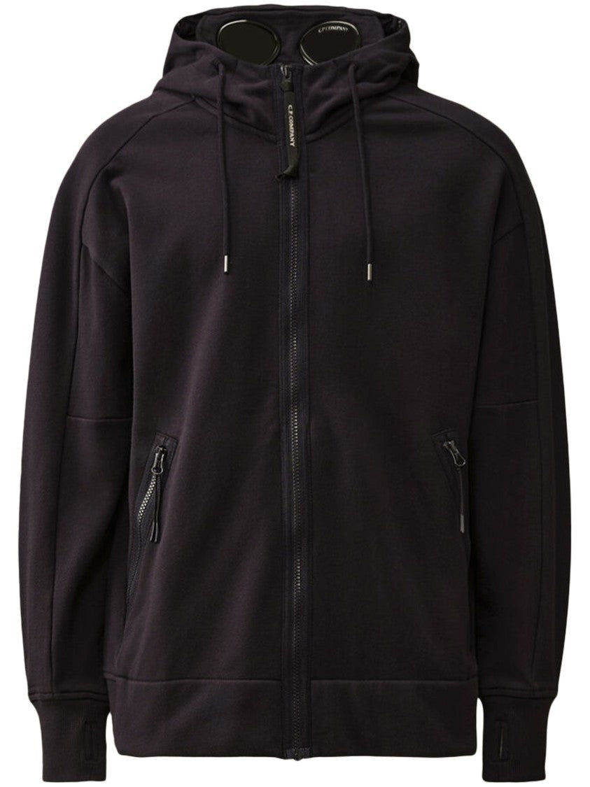 C.P. Company Diagonal Raised Fleece Goggle Hooded Sweatshirt