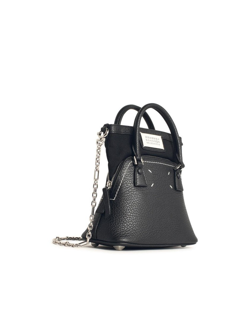 Maison Margiela Micro '5Ac' Black Leather Bag