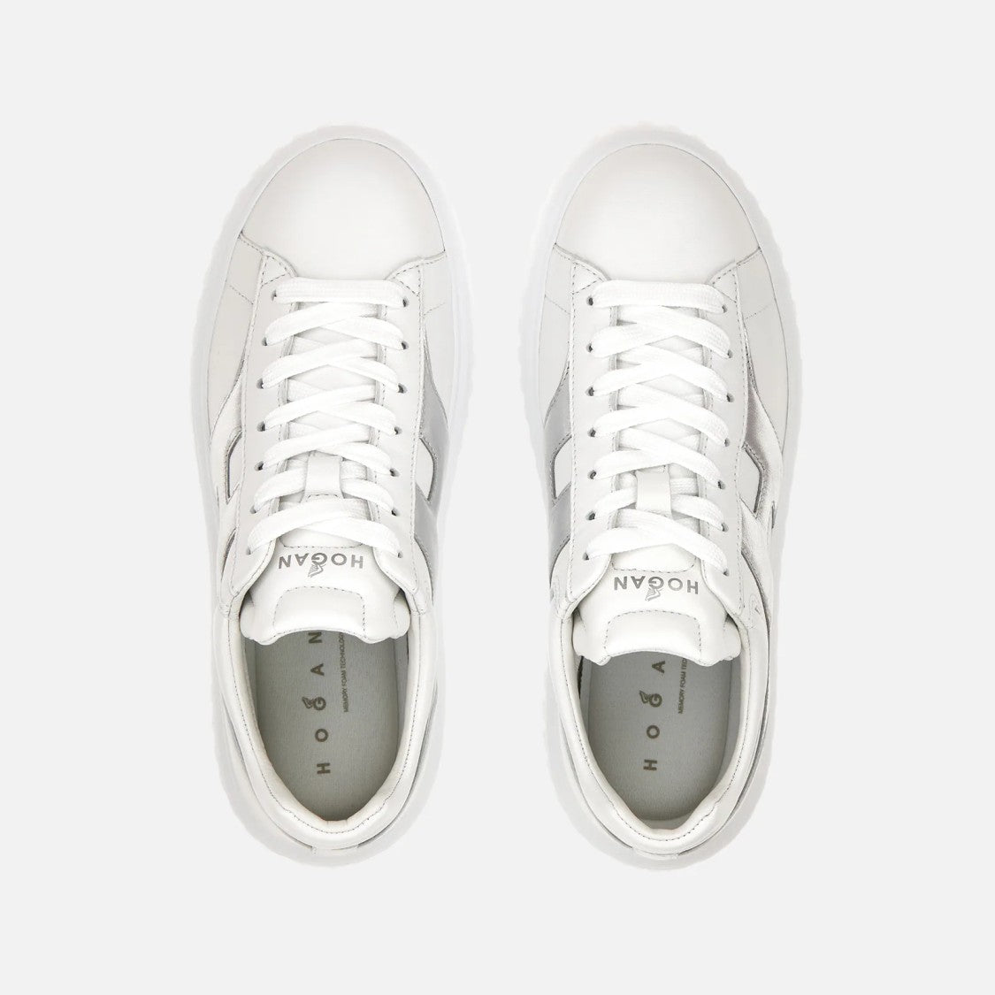 Hogan Platform Sneakers With Metallic Accents