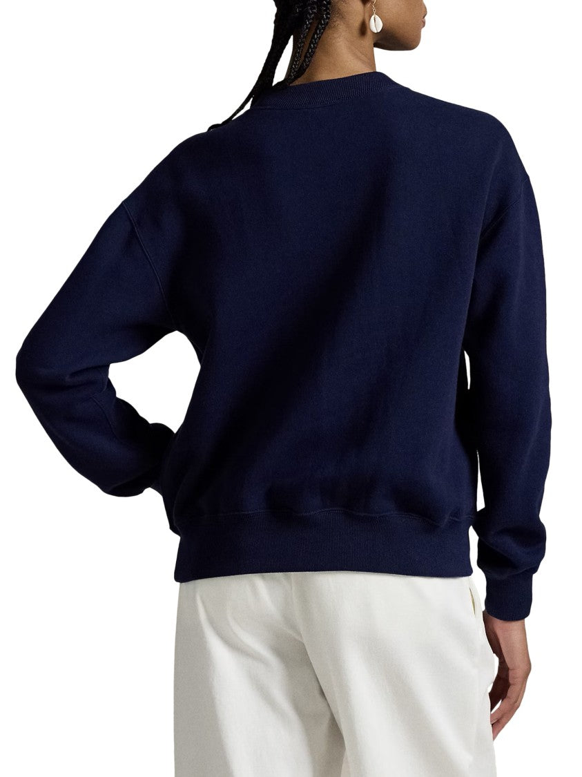 Polo Ralph Lauren Relaxed Fit Crew Neck Sweater With Embroidered Logo