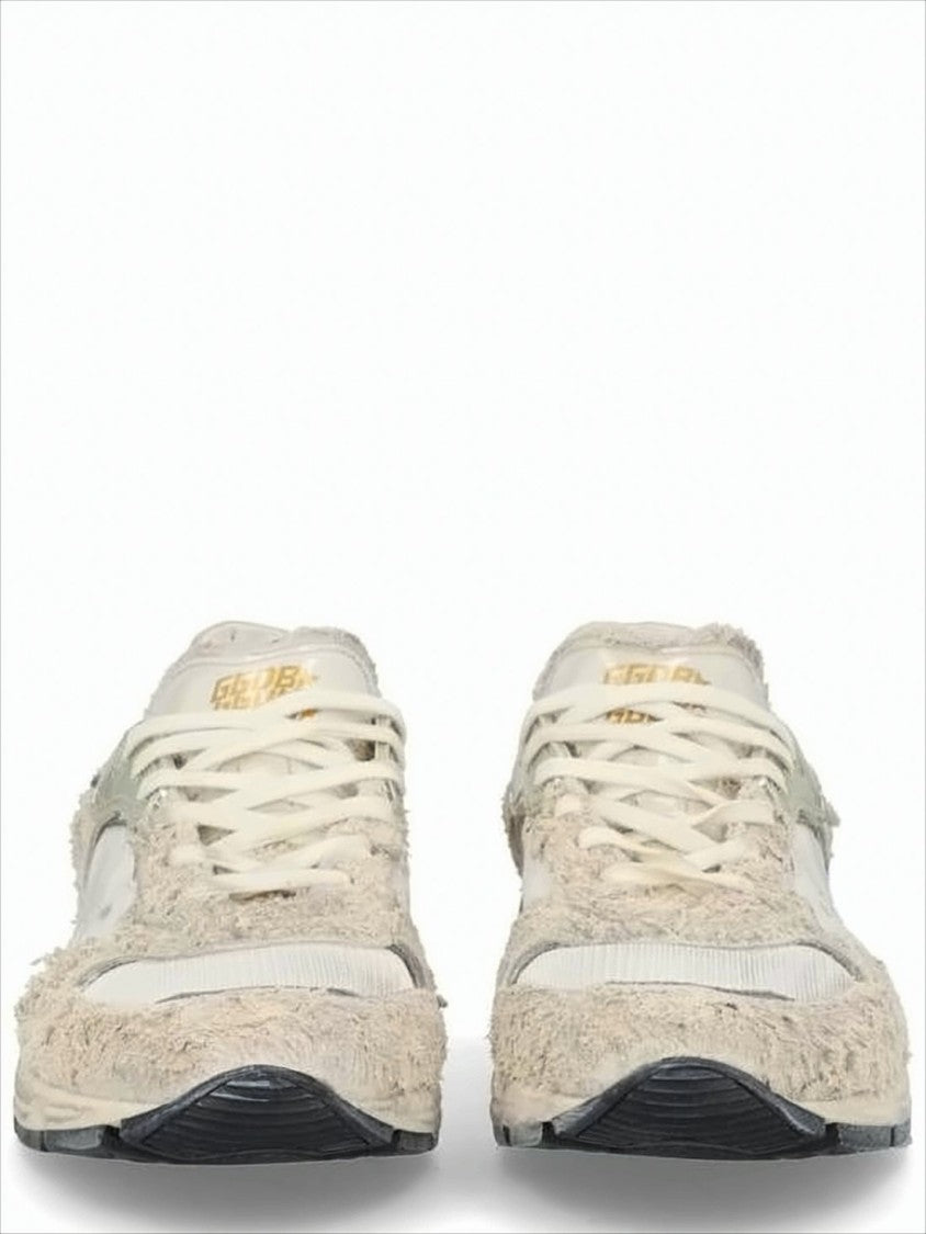 Golden Goose Distressed Textured Sneakers With Star Detail