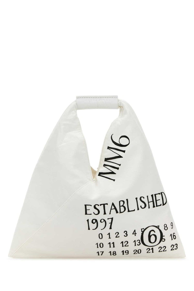Mm6 By Maison Margiela White Fabric Mini Japanese Handbag