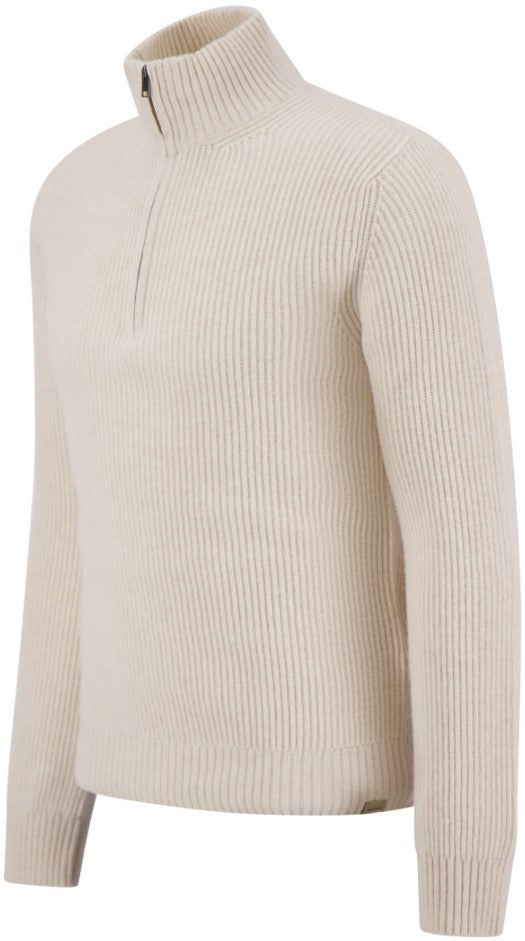 Woolrich Ribbed Wool Blend Half-Zip Sweater