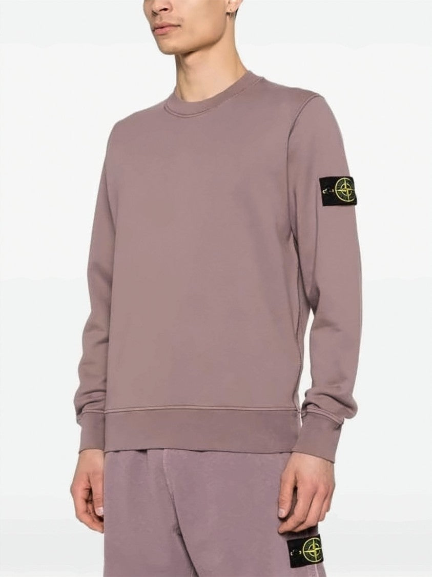 Stone Island Relaxed-Fit Long-Sleeve Sweatshirt With Distinctive Patch
