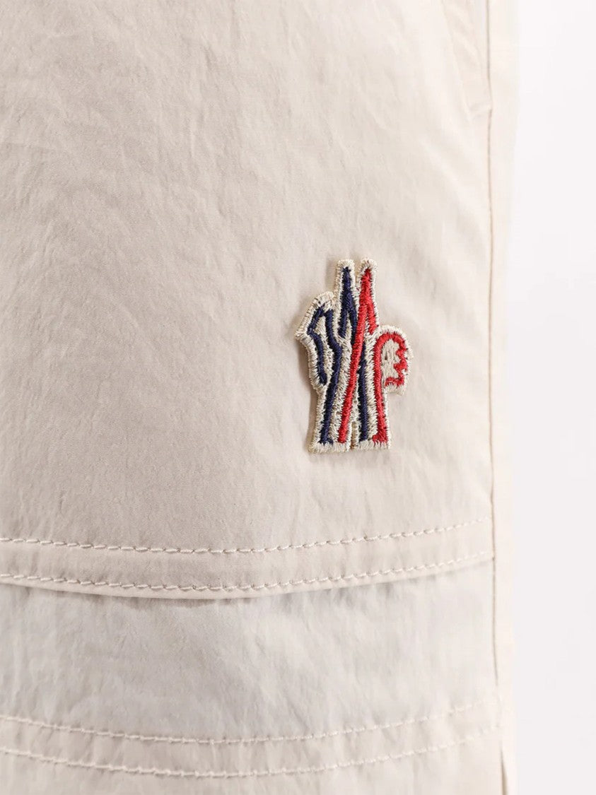 Moncler Grenoble Black Drawstring Lightweight Shorts