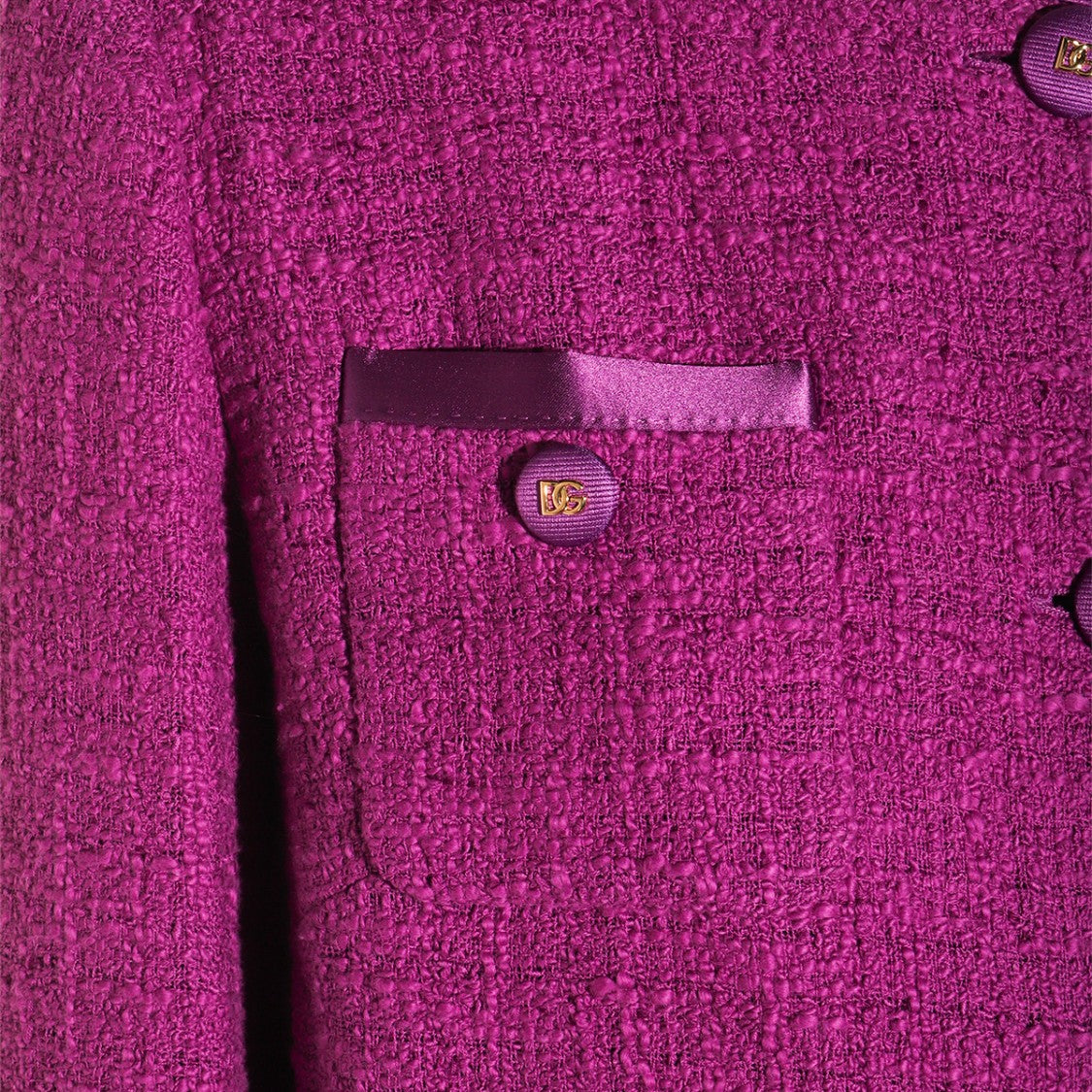 Dolce & Gabbana Violet Cotton Casual Jacket