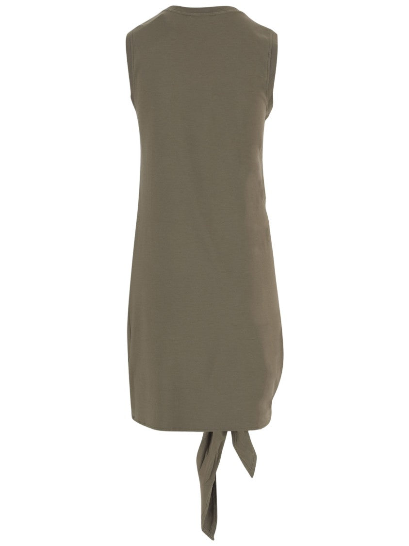 J. W. Anderson Cotton Dress With Knotted Hem