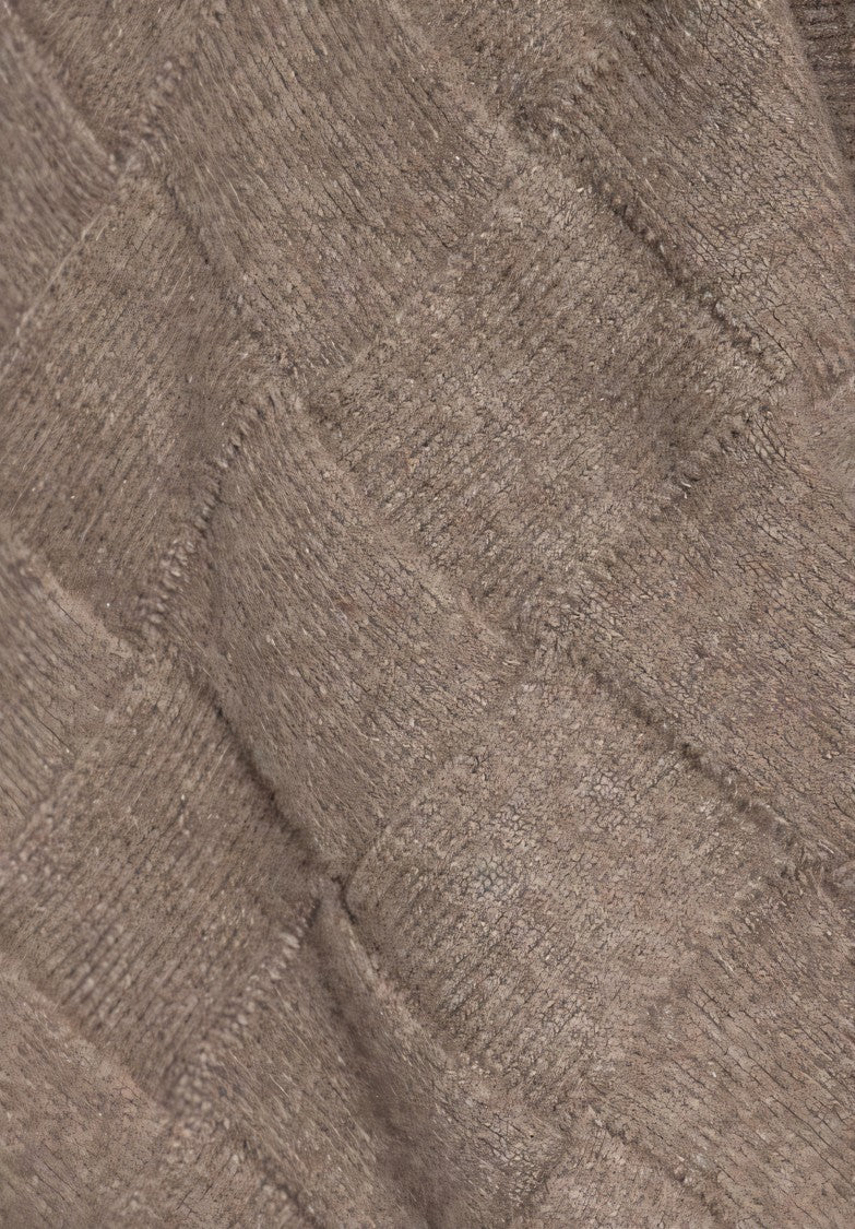 Bottega Veneta Textured Diamond Pattern Wool Blend Sweater