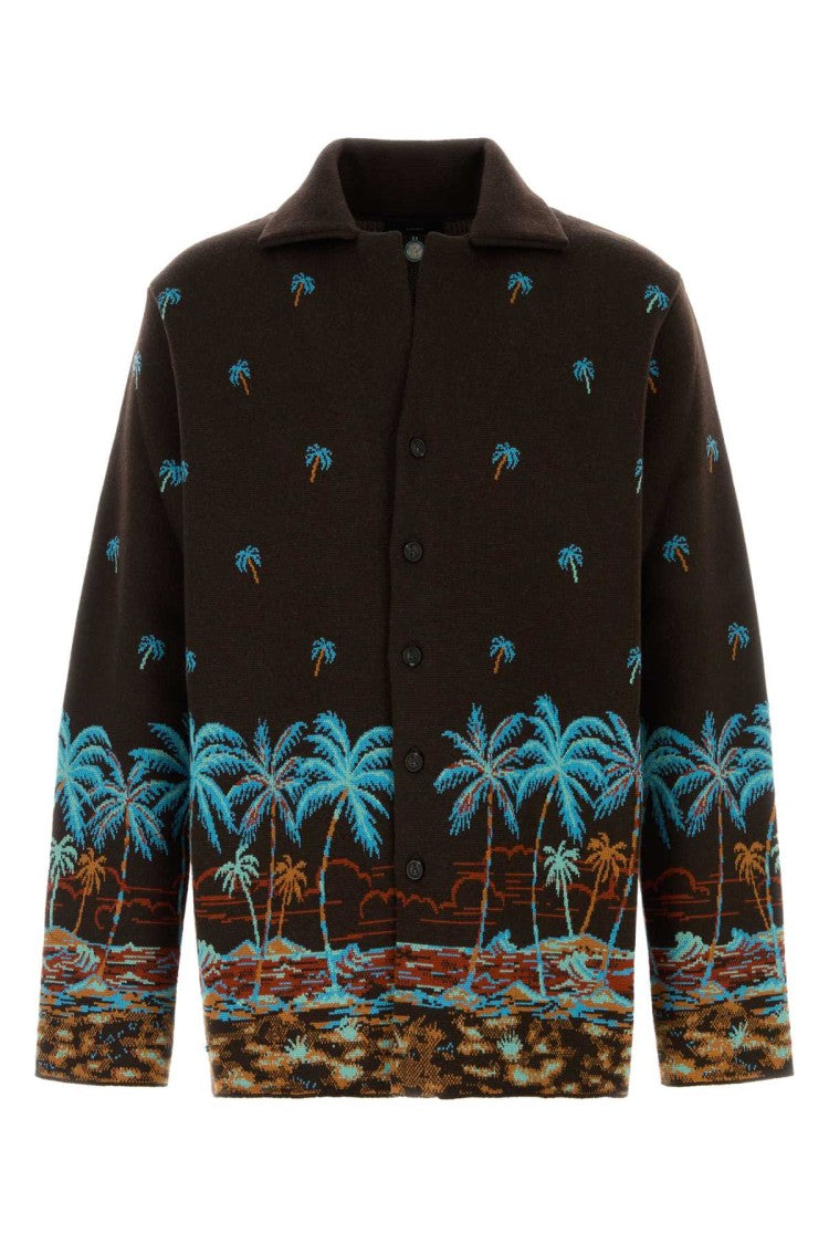 Alanui Embroidered Wool Cardigan