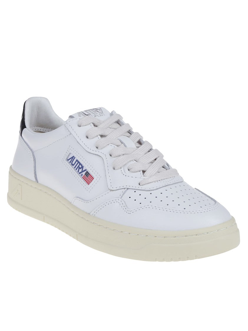 Autry Medalist Low White Leather Sneakers