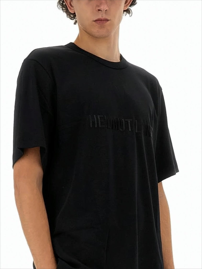Helmut Lang Short-Sleeve T-Shirt With Embossed Logo