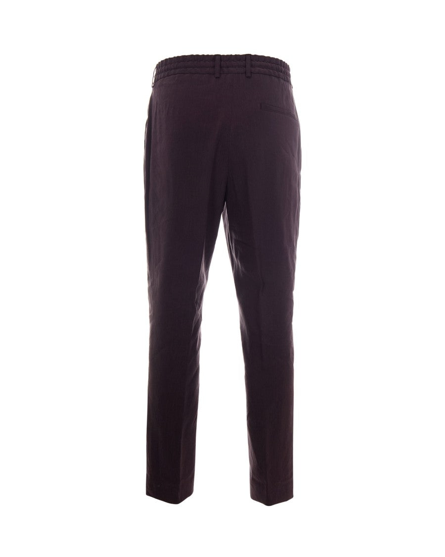 Boss Dark Brown Tapered Trousers
