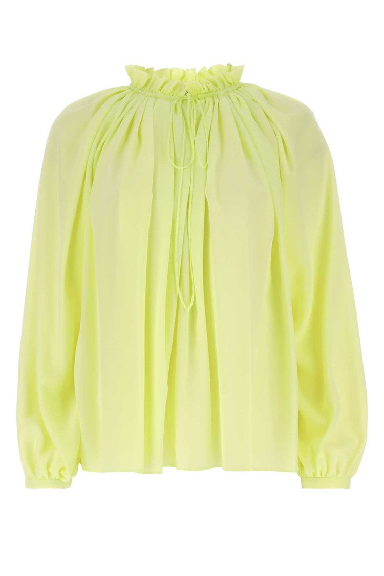 Lanvin Fluo Yellow Polyester Blouse