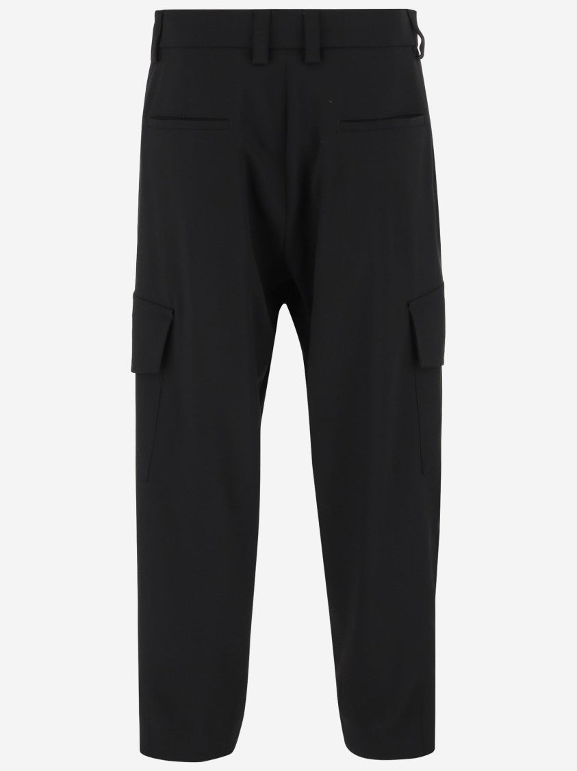 Giorgio Armani Wool Cargo Pants With Tailored Silhouette