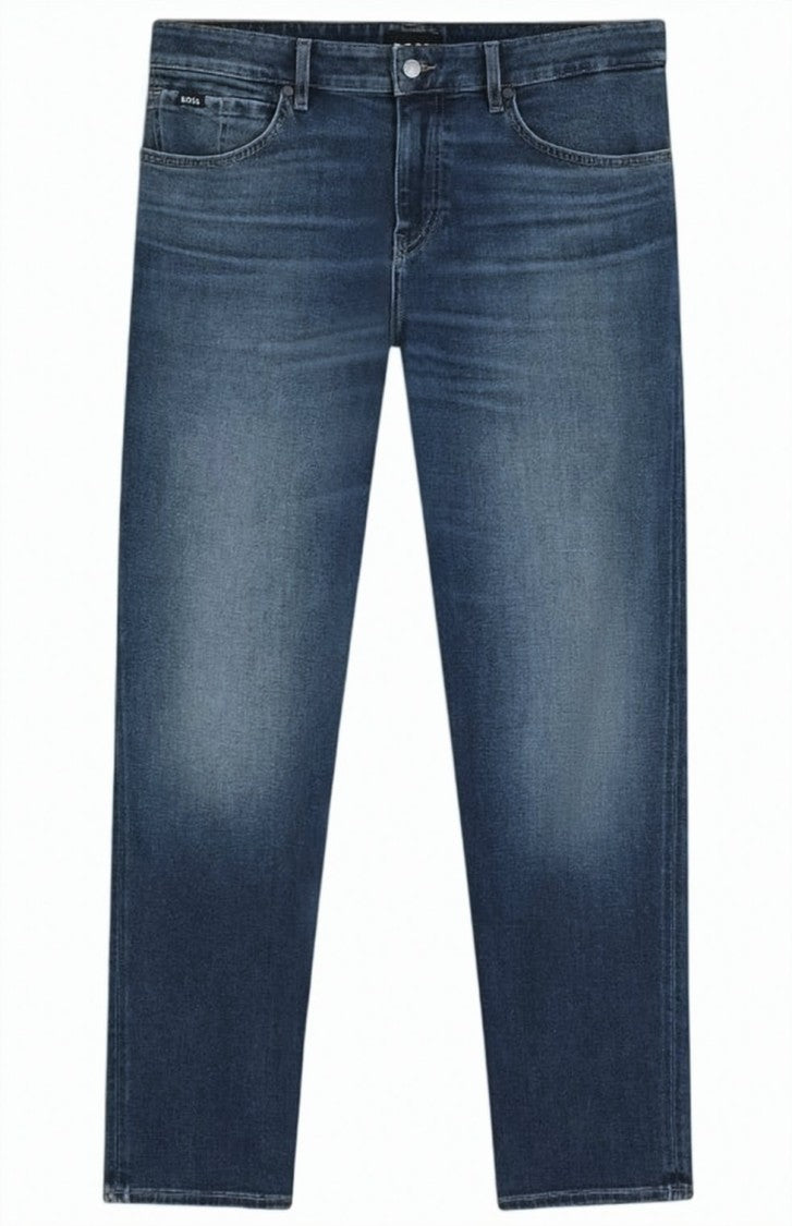 Boss Blue Maine Tapered Denim Jeans