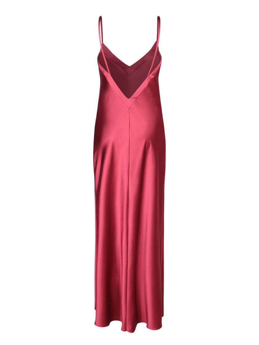 Blanca Vita Maxi Dress With Spaghetti Straps And V-Neck Design