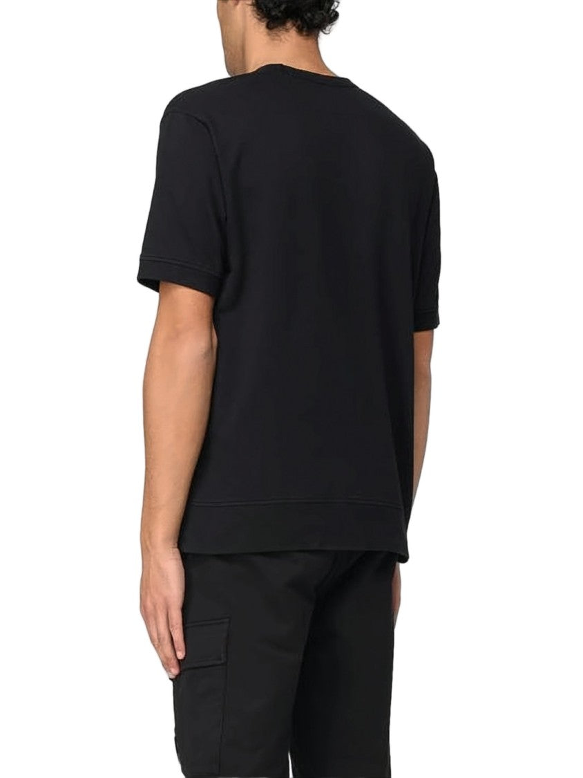 C.P. Company Relaxed Fit Black Cotton Crew Neck T-Shirt