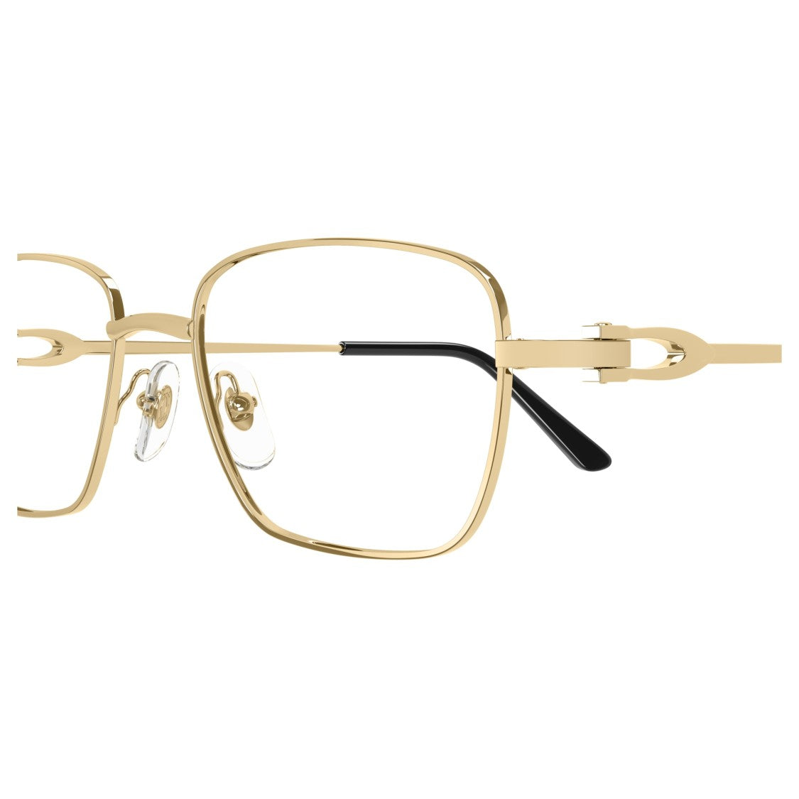 Cartier Ct0519o Gold Finish Metal Frame Eyeglasses