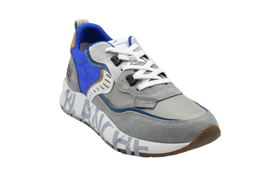 Voile Blanche Grey Bluette Laced Elegance Flat Shoes