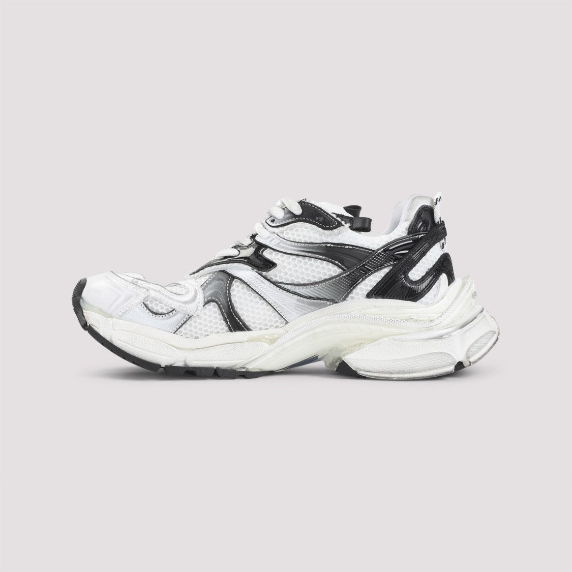 Balenciaga Chunky Layered Sneakers With Textured Sole