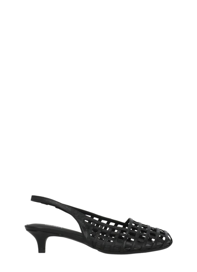 Ash Black Enji Cut-Out Pumps