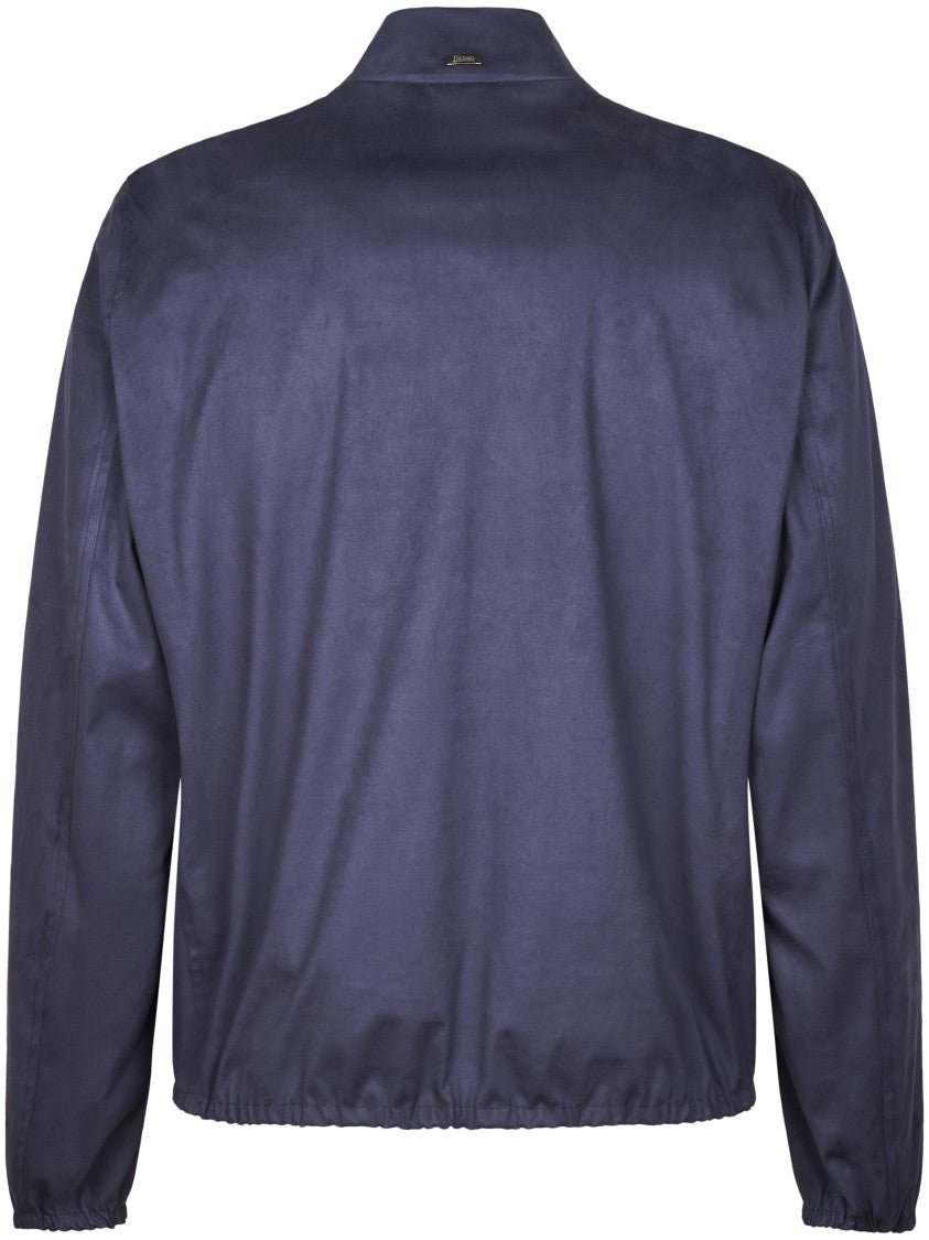 Herno Matte Finish Jacket With Stand Collar