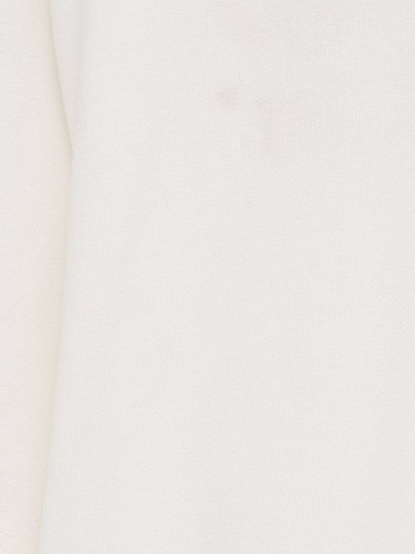 Jacquemus Minimalist White Cotton T-Shirt With Bold Logo