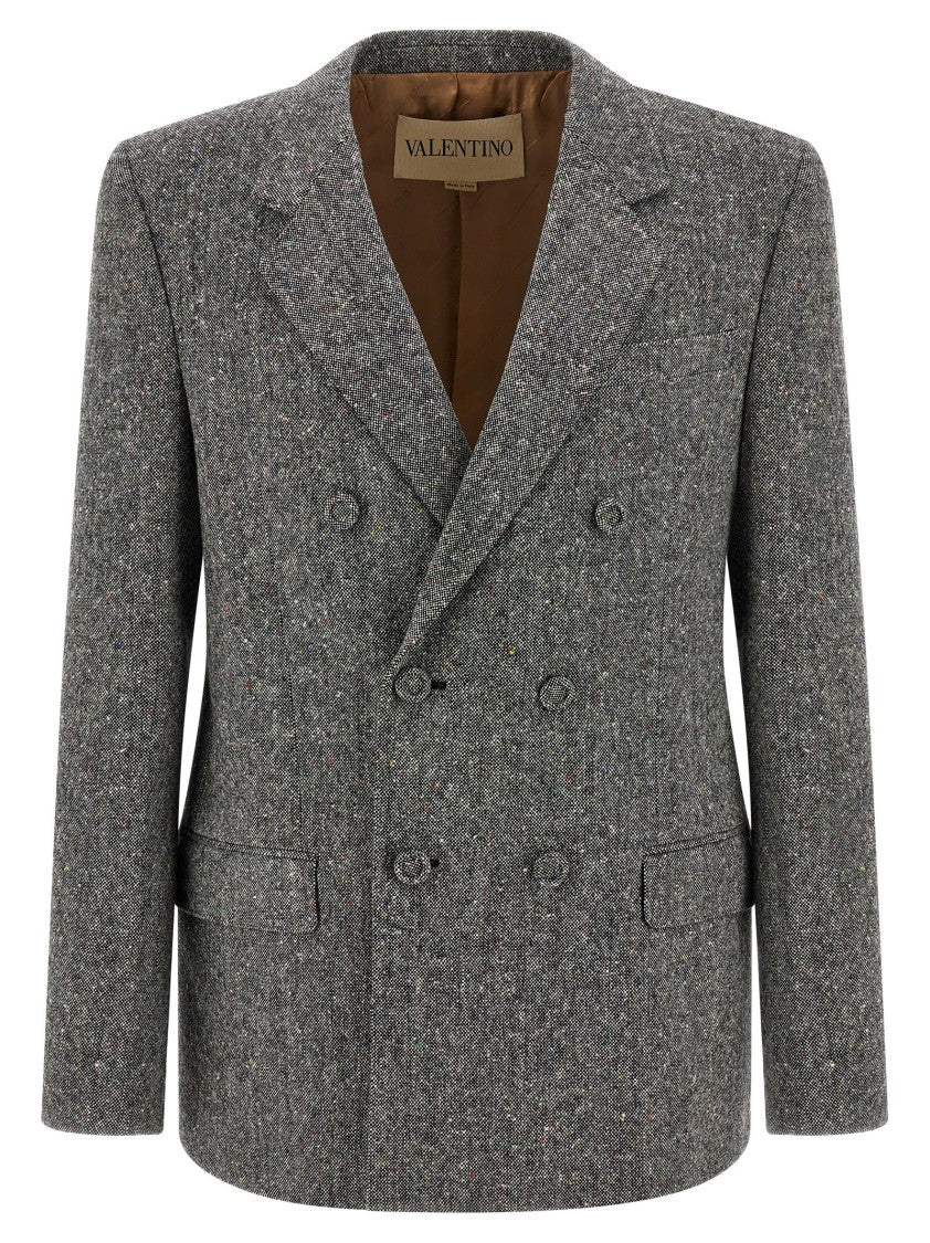 Valentino Garavani Tweed Donegal Blazer