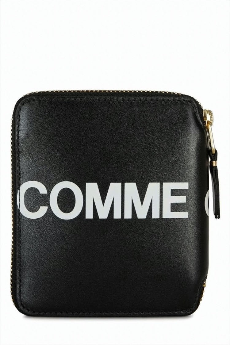 Comme Des Garçons Compact Black Cowhide Leather Wallet