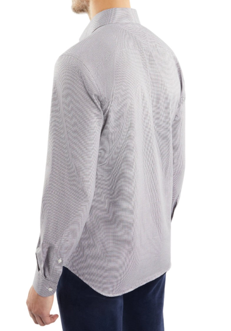 Fay Tailored Micro-Check Men's Shirt