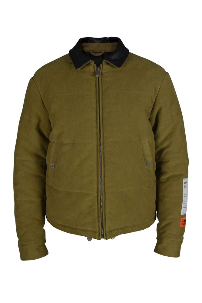 Heron Preston Short Quilted Down Jacket