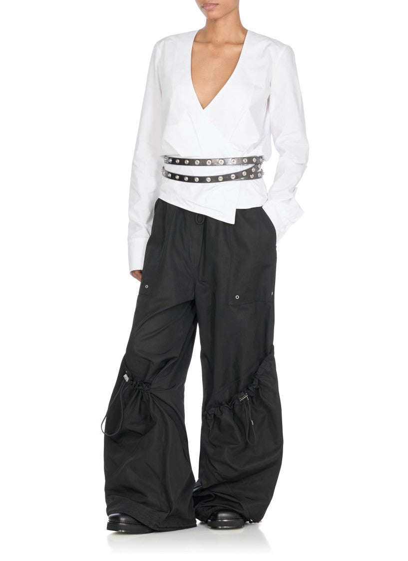 The Attico White Cotton Blouse