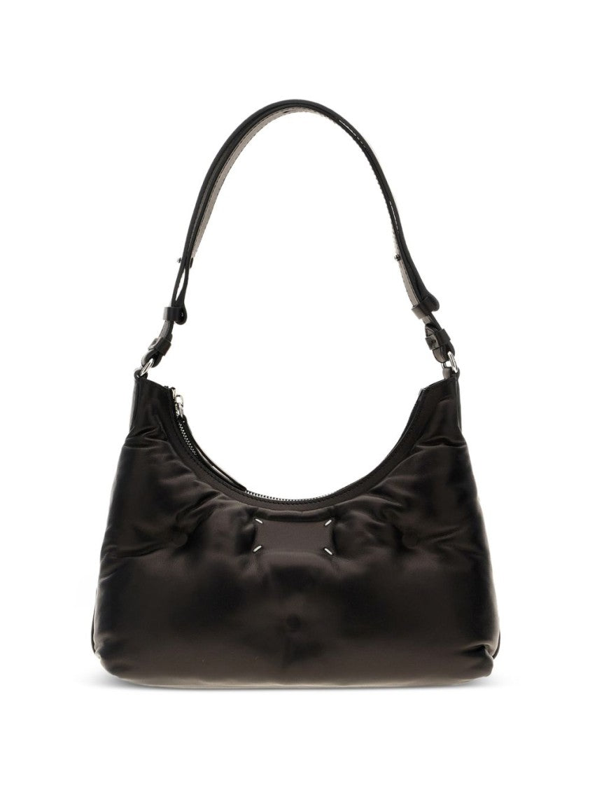 Maison Margiela Black Soft Sheep Leather Shoulder Bag